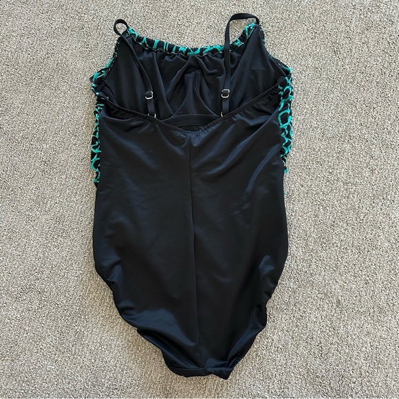 MagicSuit Magic Suit Lisa Draped Ruched One-Piece Underwire Swimsuit 12 - Picture 3 of 7